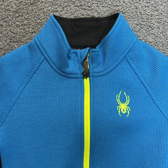 Kids Spyder full zip sweater size M 10/12 - Picture 2 of 4